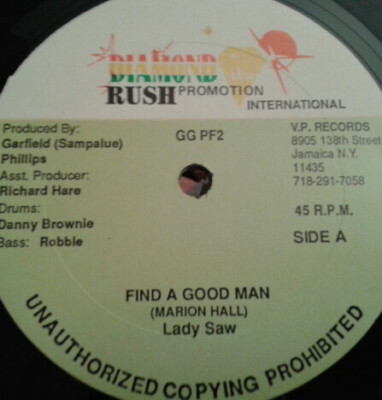 Lady Saw / Mikey Ruff - Find A Good Man / Piece A Figure (12'')