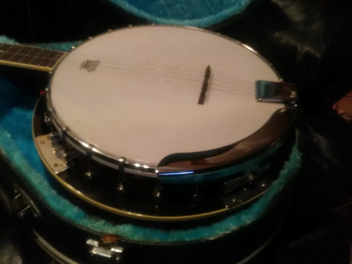 ANTARES 5 STRING BLUE GRASS BANJOHEAD REMO WEATHER KING BANJO HEAD ONLY U.S.A