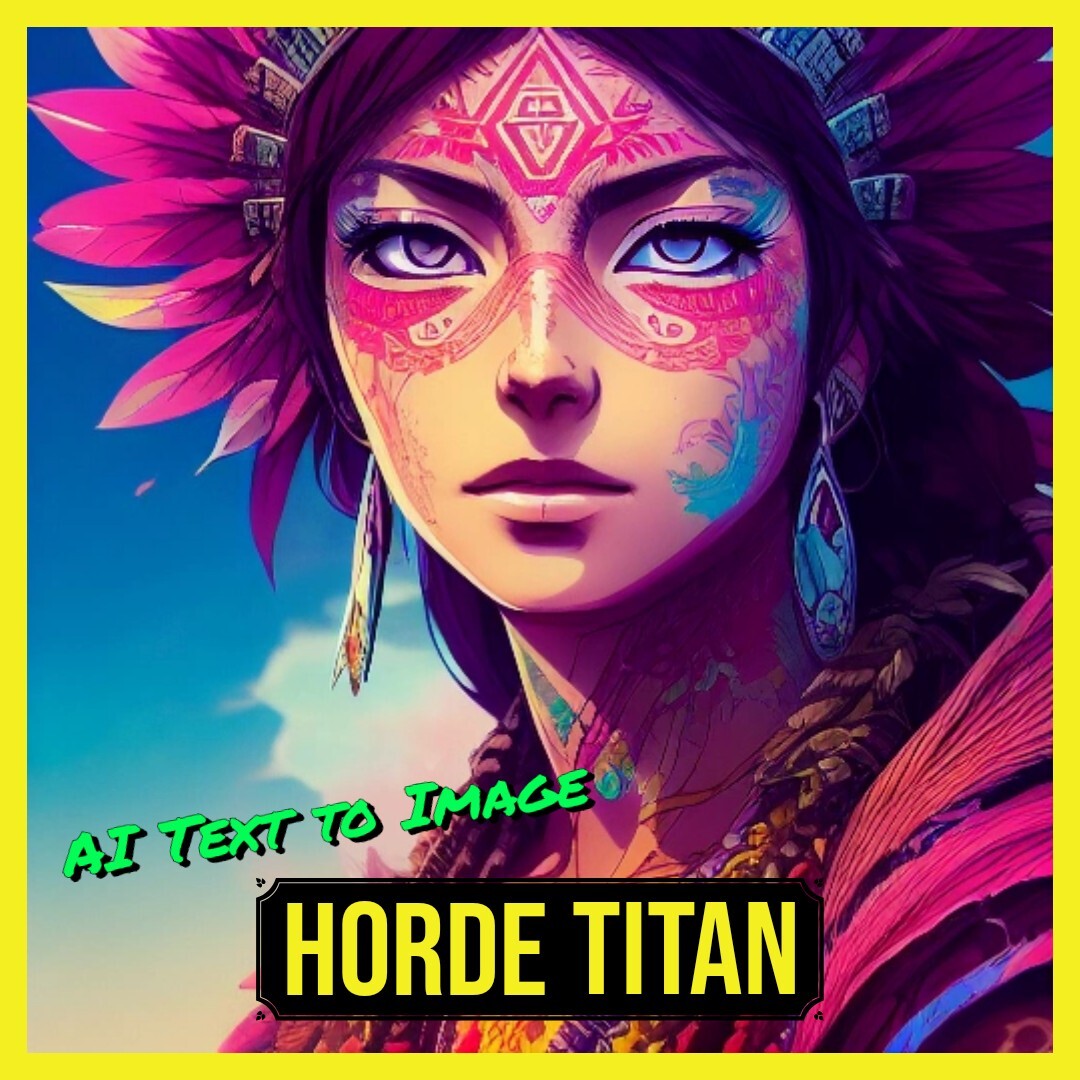 Horde Titan - AI text to image generator software to create your own art images 