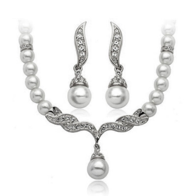 Parure Gioielli Crystalline Azuria - Collana E Orecchini Con Zirconia, Per Donne E Sposa - Foto 2