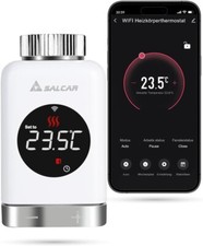 SALCAR Heizkörperthermostat LCD WiFi Thermos...