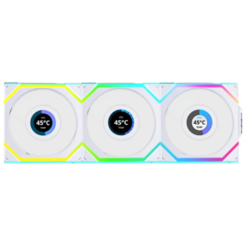 Lian-Li UNI SL Wireless LCD 120mm White 3xFans ARGB 1900 RPM