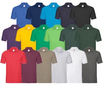 FRUIT OF THE LOOM POLO PREMIUM / PIQUE 65/35 POLOSHIRT M L XL 2XL 3XL SHIRTS NEU - Bild 1 von 2