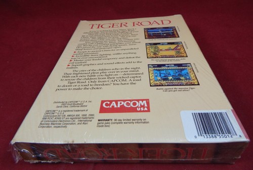 Amiga: Tiger Road - Capcom 1987 *new* - Picture 2 of 2