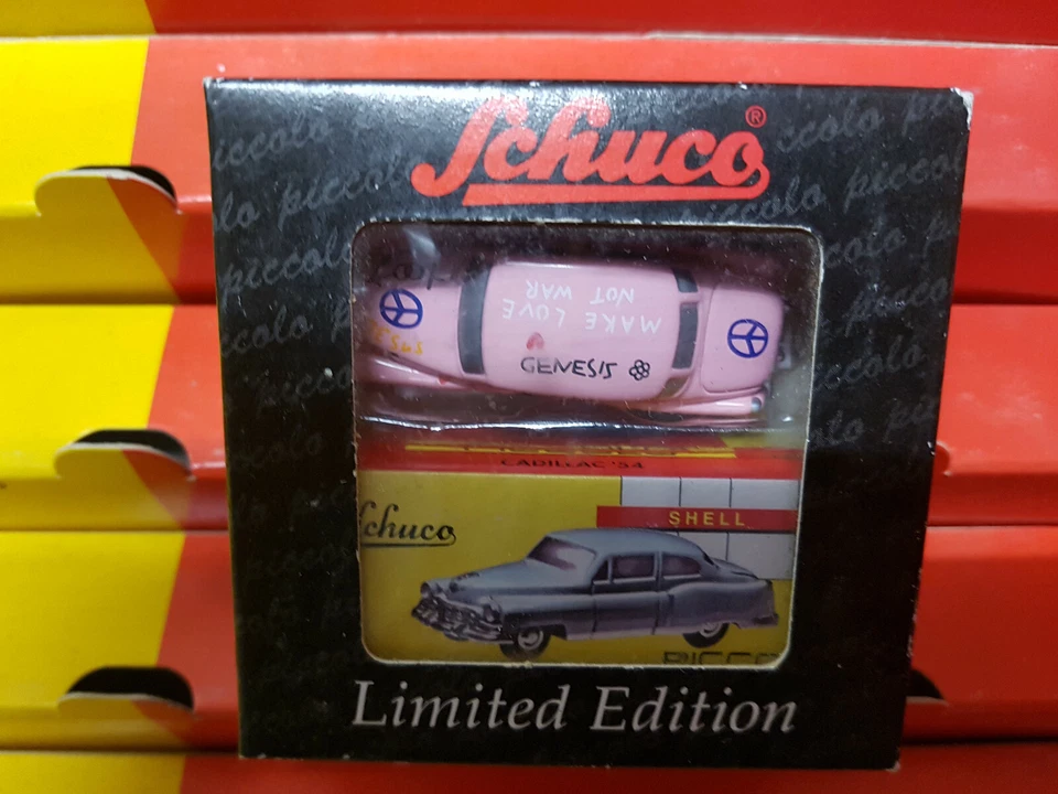 schuco Piccolo: Cadillac "Flower power" OVP 1/90 - Bild 1 von 3