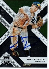 Ford Proctor Rice University 2018 Panini Elite Extra Edition Signed Card