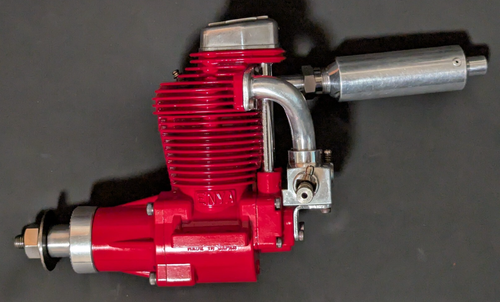 Enya 120-4C 4-Stroke, Beautiful Red Paint & Polish, Good Compression, Turns Free - Picture 2 of 7