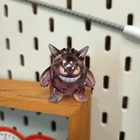 TOMY Pokemon GENGAR Clear Purple Translucent Figure CGTSJ Nintendo Toy Vintage