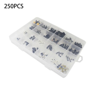25-Type Assorted Micro Switch Push Tact Button ON/OFF Touch Button Switch Kit pp