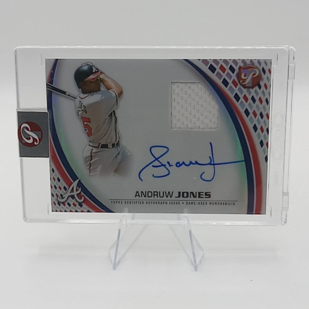 Andruw Jones Baseball Original Autographed Sports Trading Cards