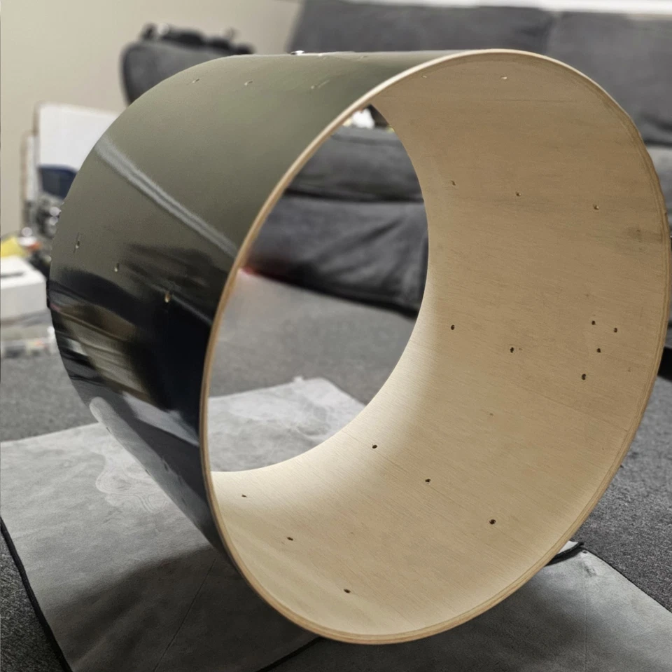 Carcasa de bombo Yamaha Stage Custom 22" × 16". (laca verde muy oscuro) Foto 4 de 4