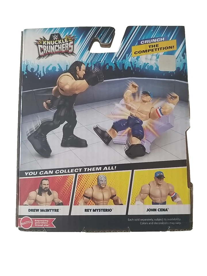 WWE Knuckle Crunchers Figurine 10cm - Figures Undertaker + accessoire - Photo 2/2