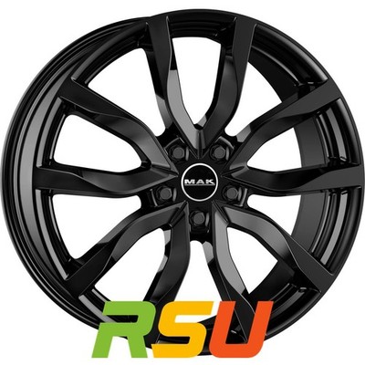 MAK Highlands gloss black 8x19'' ET38 LK5 105 ML 56.6 Alufelgen 19 Zoll