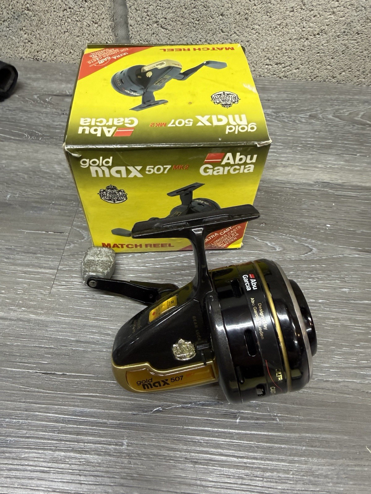 Abu Garcia Gold Max 507 Mk2 Syncro Ultra Cast Match Fishing 