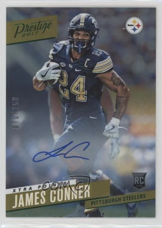 James Conner Panini Prestige #234 Signature-Green Xtra Points