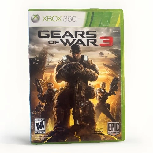 Gears of War 3 Xbox 360 Complete Video Game Rated M Mature By Epic Games