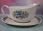 Vintage 1973 ROYAL DOULTON  Made in England SHERWOOD Gravy Boat & Underplate — photo 1