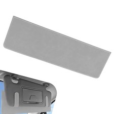 Sun Visor Extender for Car, Length Adjustable Double Metal Snap Tumbled Gray