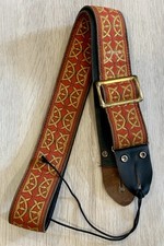 Vtg 60's Memphis ACE Style Hippie Woven Guitar Strap Made in USA