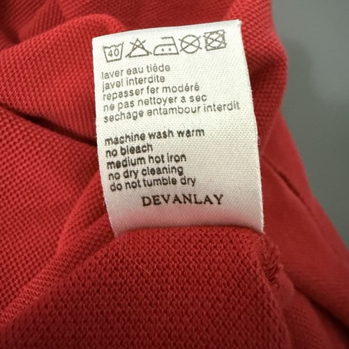 Lacoste Men's 2XL Red 100% Cotton Collared Polo Shirt - Picture 8 of 8