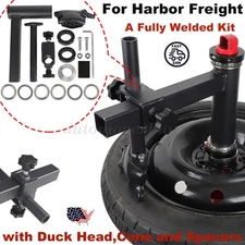 Deluxe For Harbor Freight Manual Tire Changer Modified Kit with Duck Head,Cone