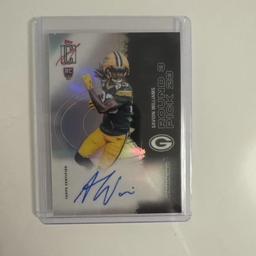 2025 Topps Signature Savion Williams Red (RAW)