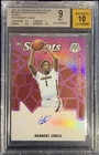 2021 Chronicles DP Mosaic Scripts Auto Purple - Herbert Jones /25 BGS 9 (AU, RC)