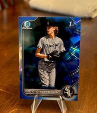 NOAH SCHULTZ 2022 Bowman Chrome Sapphire 1st Bowman Draft No.BCD-56 White...