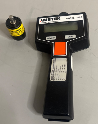 Ametek Model 1726 Digital Tachometer Dual Function Measurement Instrument
