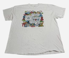 Disney Parks Walt Disney World Attractions Opening Dates White T-shirt Adult XXL