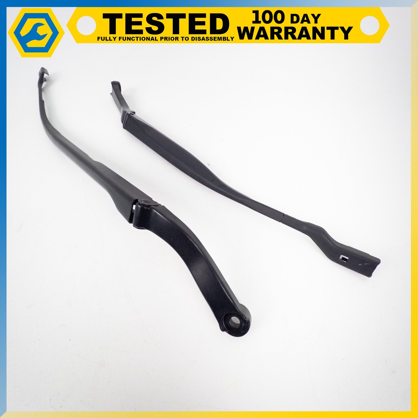 14-19 MASERATI QUATTROPORTE GHIBLI FRONT LEFT RIGHT WINDSCREEN WIPER ARM SET OEM