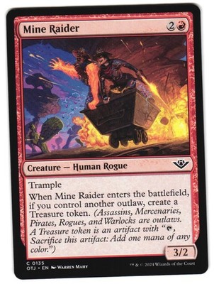 Mine Raider 135 C Outlaws of Thunder Junction NM MTG