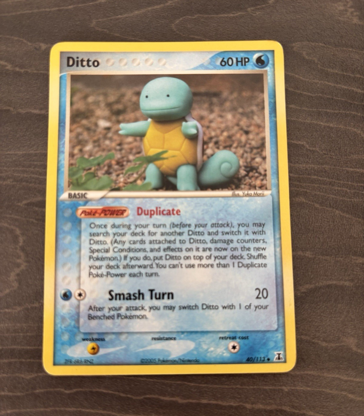 Nintendo Pokémon TCG Ditto 40/113 EX Delta Species 2005 LP