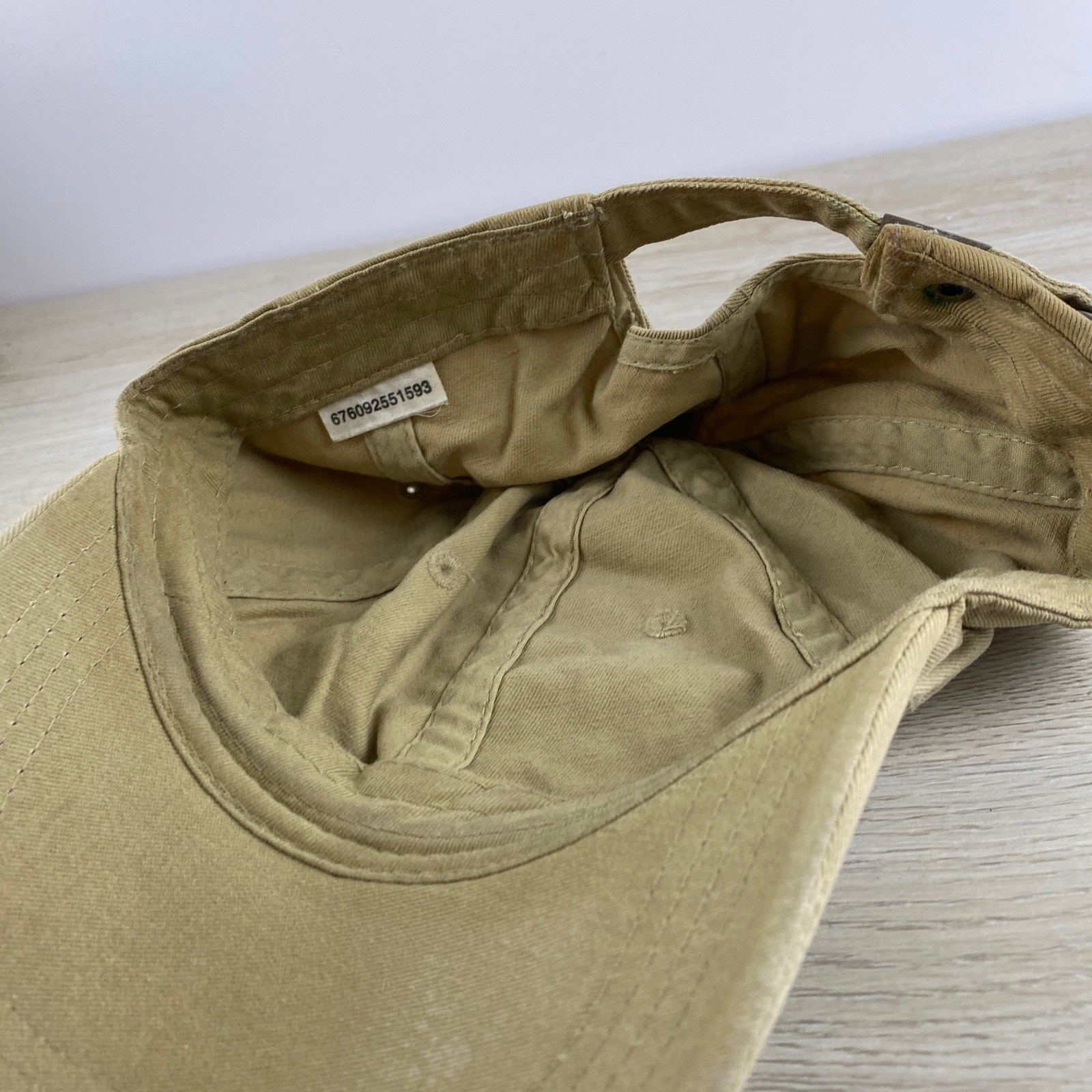 Solid Plain Tan Hat Beige Hat Adjustable Adult Si… - image 10