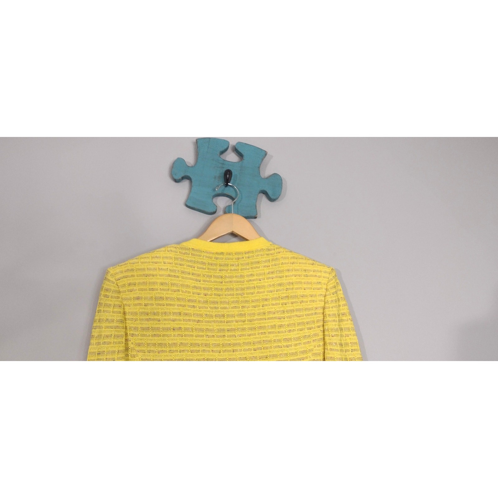 St John Collection Multicolor Yellow Button Front… - image 13