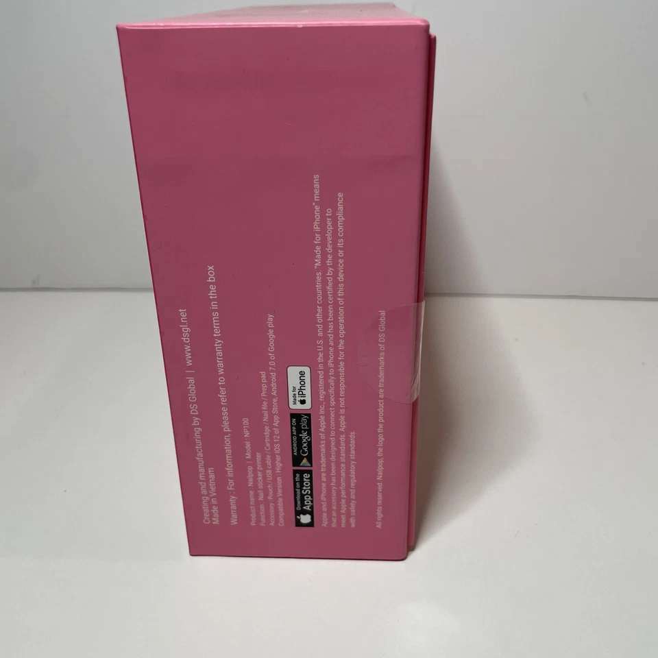 NUEVO *CAJA SELLADA* Impresora de pegatinas de uñas móvil Nailpop P2 Foto 2 de 4