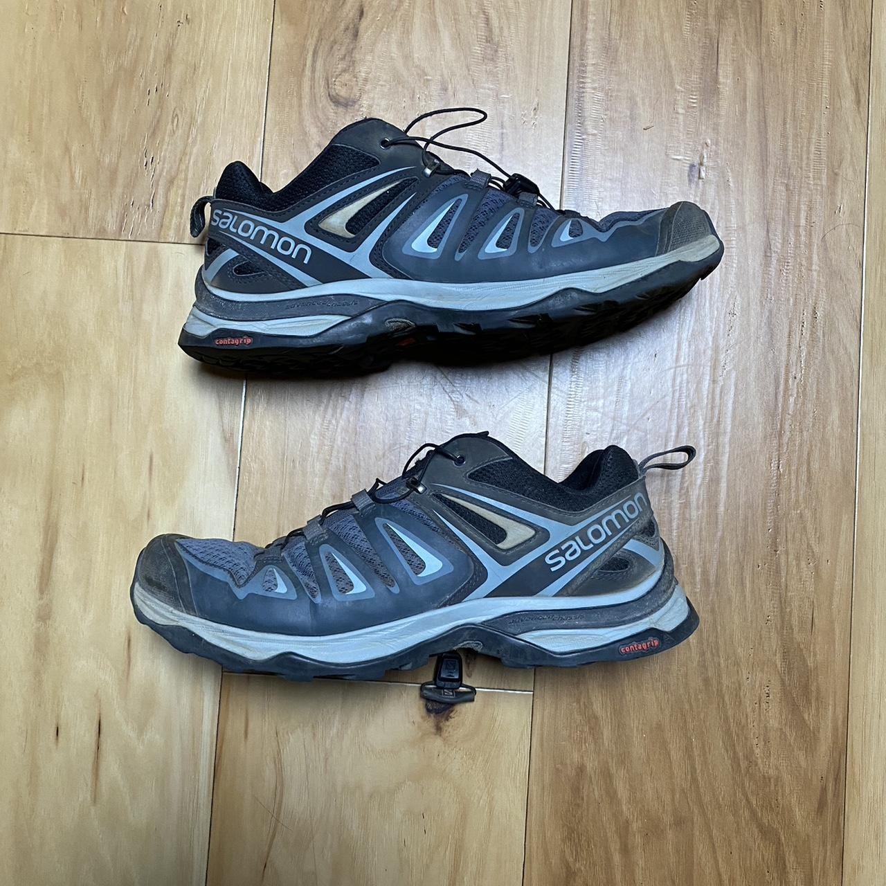 Scarpe da ginnastica Salomon X Ultra 3 da uomo 9 nere grigie trail escursionismo senza soletta