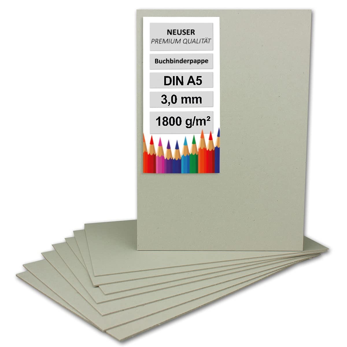 Carton de reliure A5 ultra rigide 3 mm pour couvertures indéformables