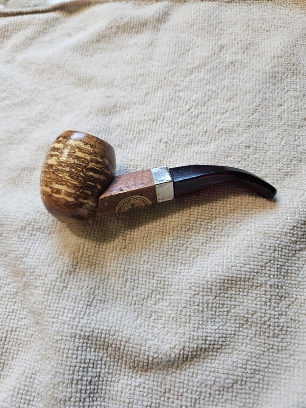 Vtg Washington Missouri Meerschaum Estate Corncob Pipe. 1909-1930s Per Label