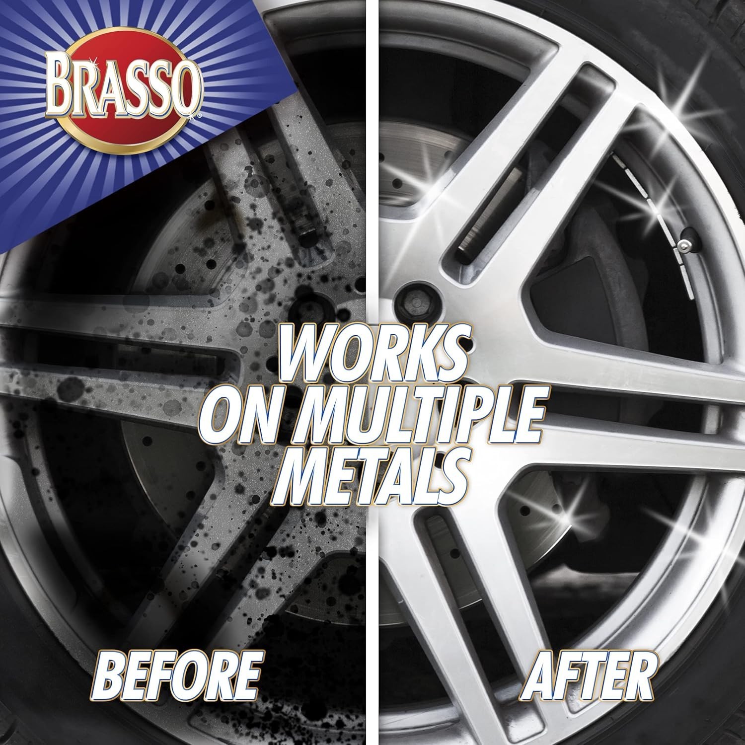 Brasso Metal Polish Silver 8 oz For Metal Cleaning