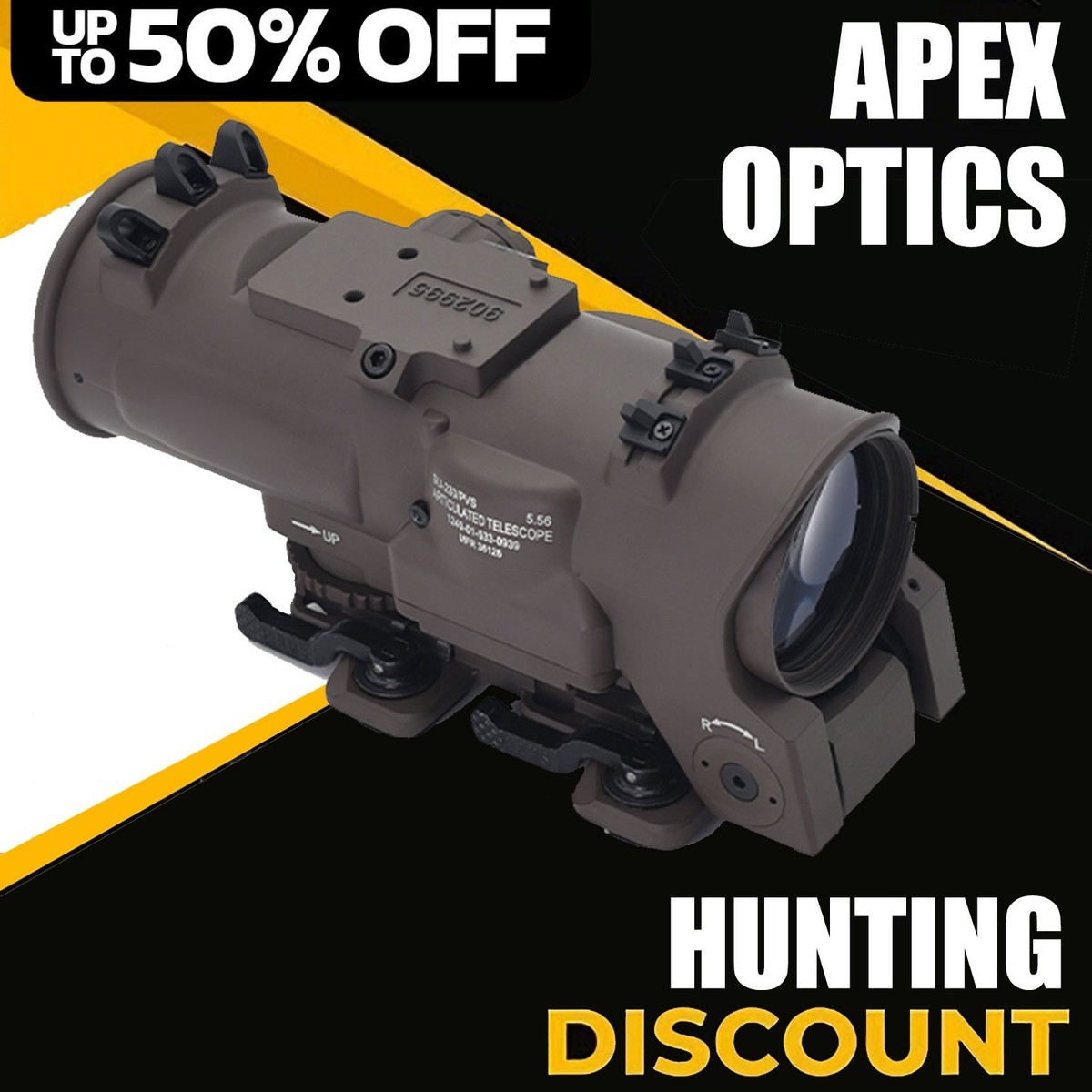 1-4x40 Rifle Scope EL-DR Type Scope 1-4x Variable Magnification