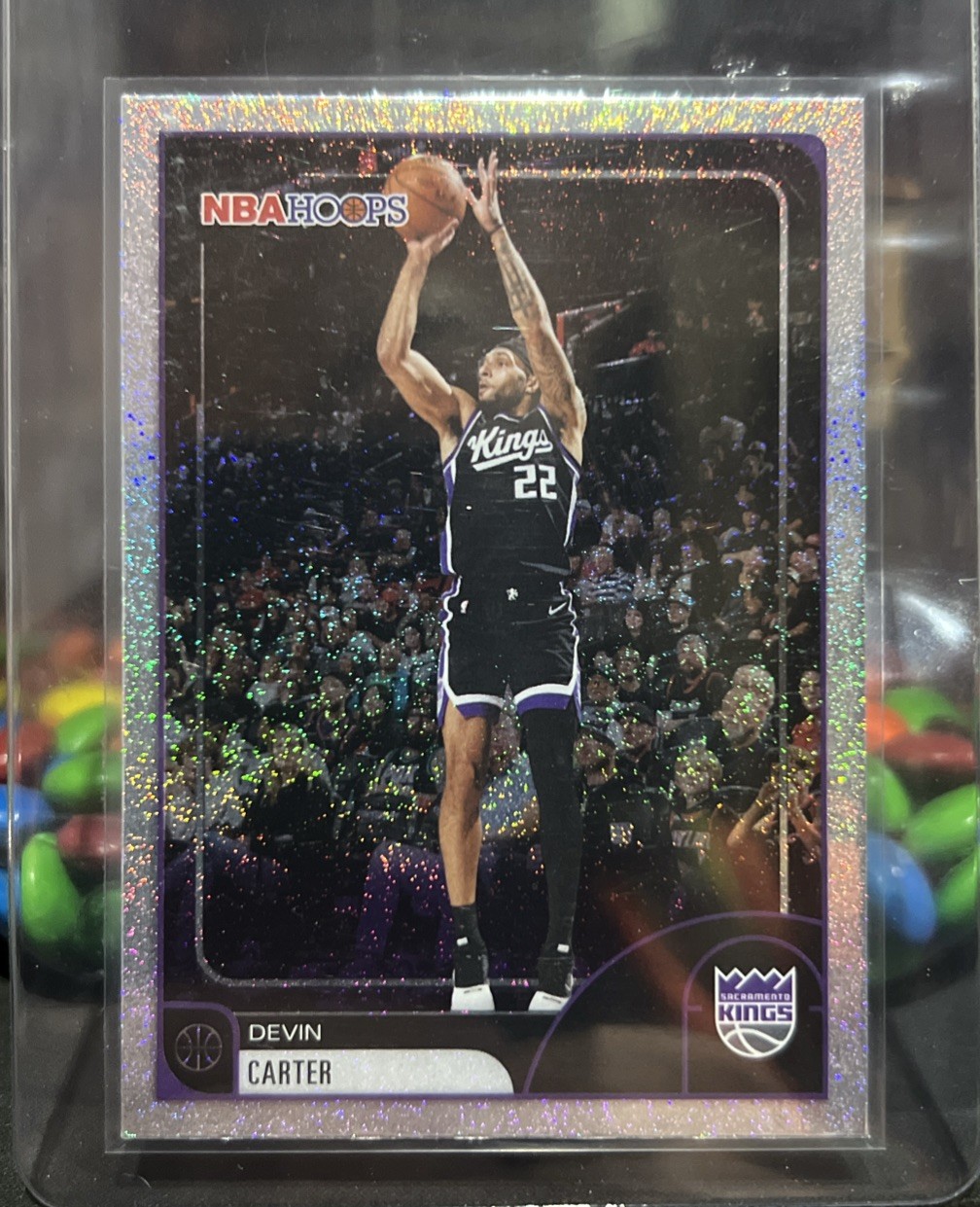 2025-26 NBA Hoops #46 Devin Carter Pixel Burst