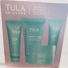 TULA Your Best Skin At Every Age Firming & Smoothing Discovery Kit-Travel Sz*New