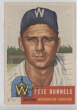 1953 Topps Pete Runnels #219 0m2c