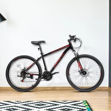 27.5'' MTB Bike 21 Speeds Mountain Bicycle Double Disc Brake High Carbon Steel