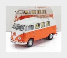 1:18 SCHUCO Volkswagen T1 Camping Bus 1959 Orange White 450060600 Modellbau