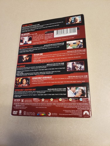 Stephen King: Movie & TV Collection w/Slipcover (DVD 9-Disc) NM - Picture 2 of 2