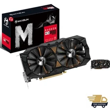 AMD Radeon RX 580 8GB 2048SP GDDR5 Computer Video Graphics Card GPU for PC Ga...