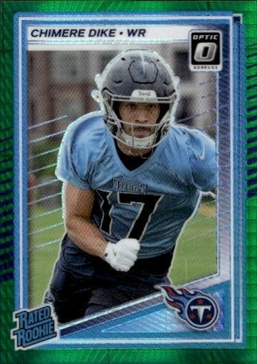 2025 Donruss Optic #269 Chimere Dike Green Hyper