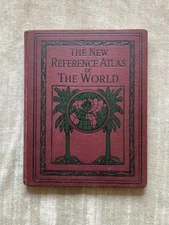 Antique, Hammond Reference Atlas Of The World, 1927, With Extra Map, Good+ Cond.